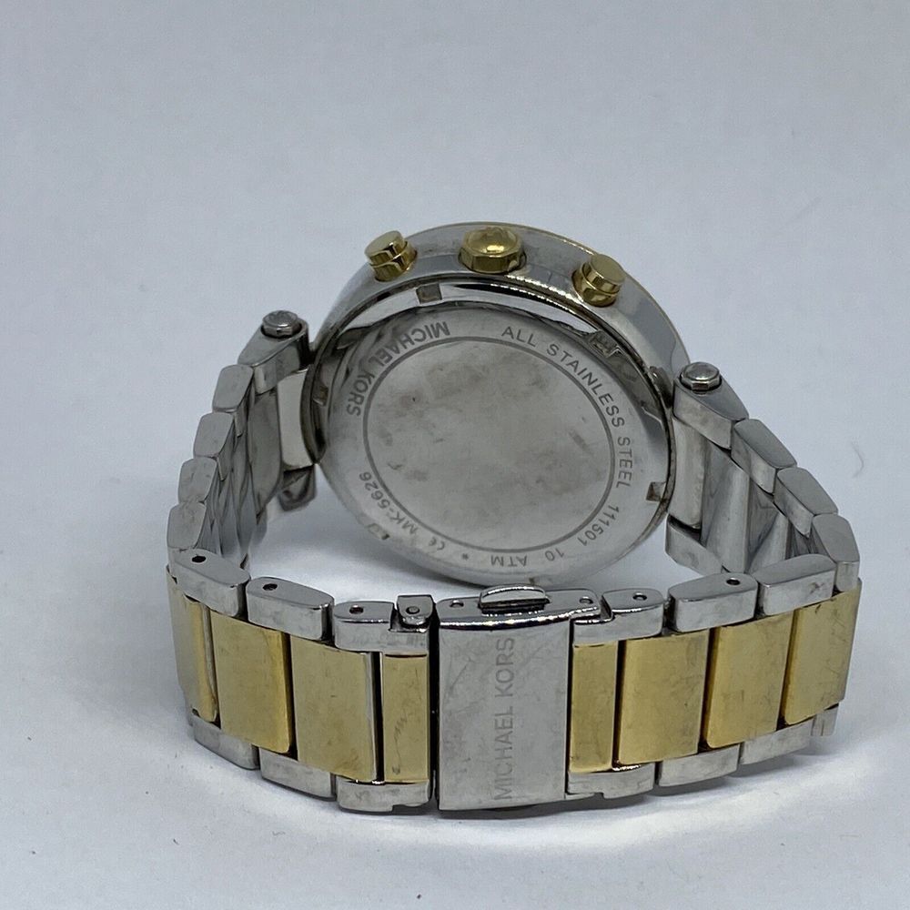 Michael Kors Parker MK-5626 Women Stainless Steel Analog Silver Dial Watch WFH90 - Picture 10 of 12